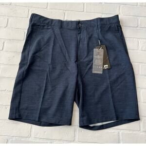 HEAD Golf Men's New Dark Blue Marcello UV Protection Wicking Shorts-sz 38